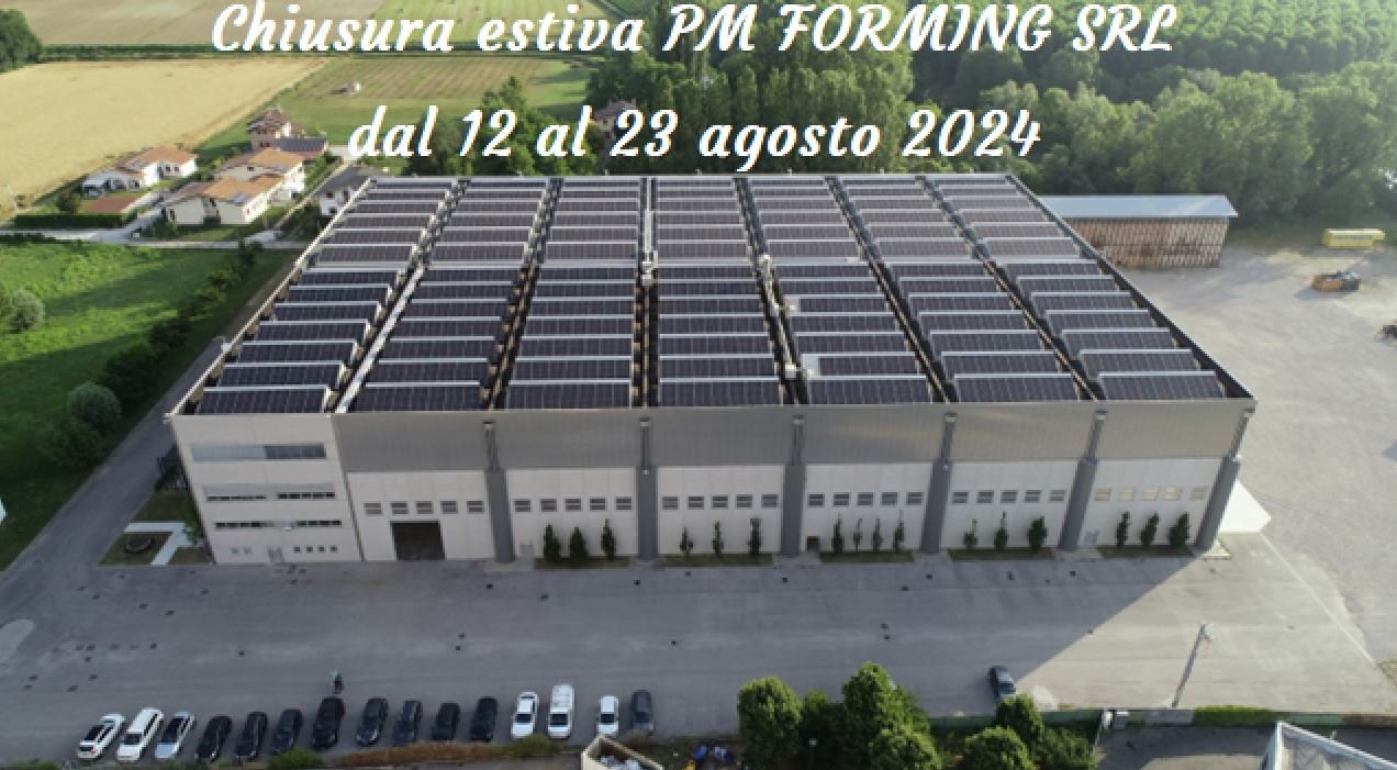 CHIUSURA ESTIVA DAL 12 AL 23 AGOSTO 2024